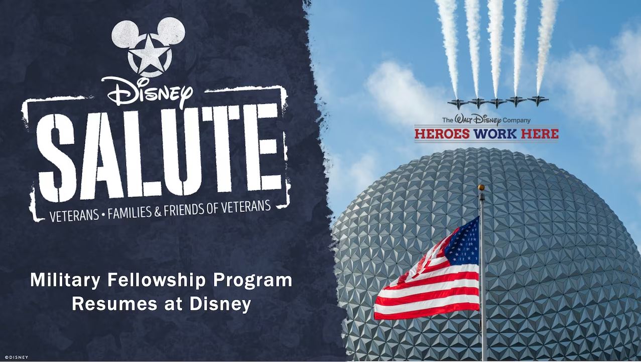 Military Fellowship Program Resumes at Disney