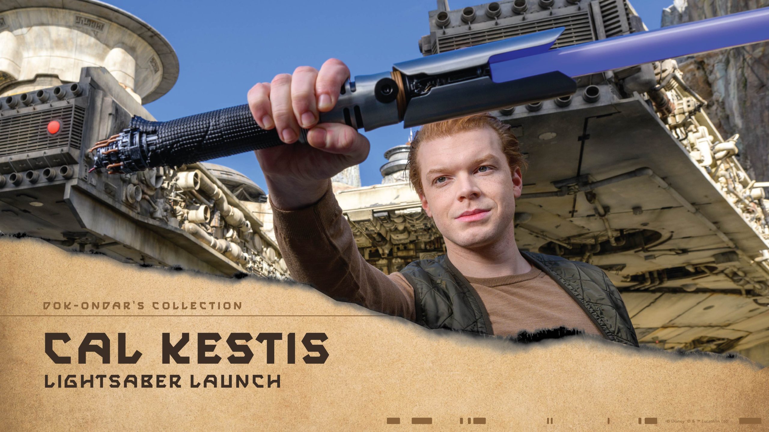 Cal Kestis Lightsaber Launch at Disney Parks