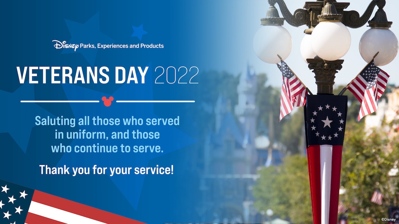 Disney Saluting Military Service on Veterans Day and Year-Round blog header