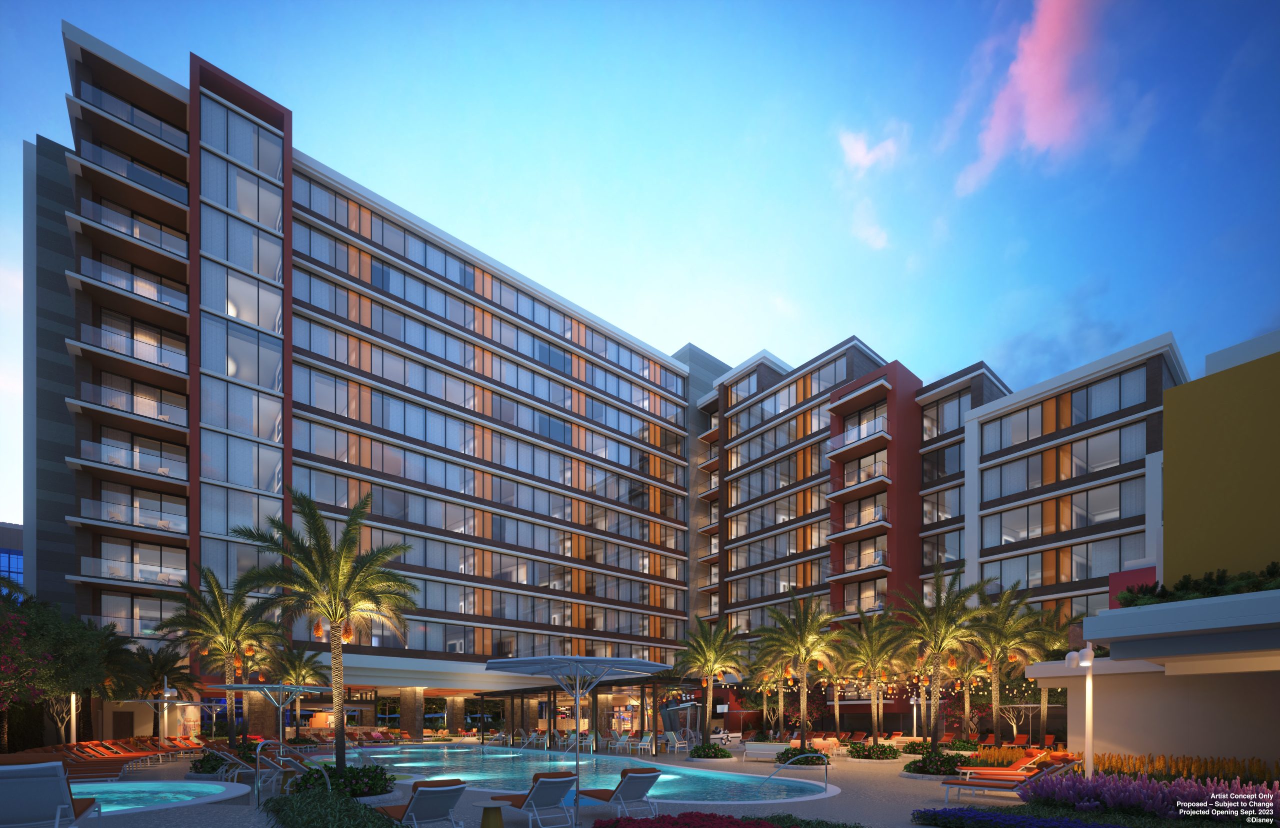 Disney Vacation Club Reveal The Villas at Disneyland Resort Room Design