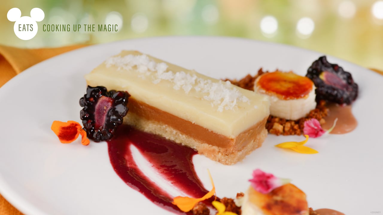 Disney Eats: Plant-based Peanut and Banana Torte Recipe from California Grill blog header