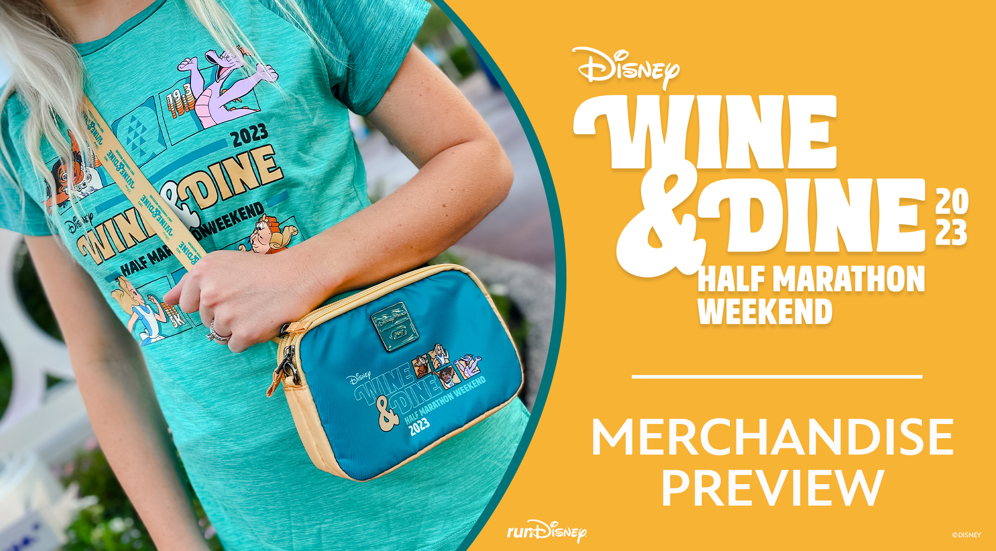 Serving Up a First Look at runDisney 2023 Disney Wine & Dine Half Marathon Weekend Merchandise! blog header