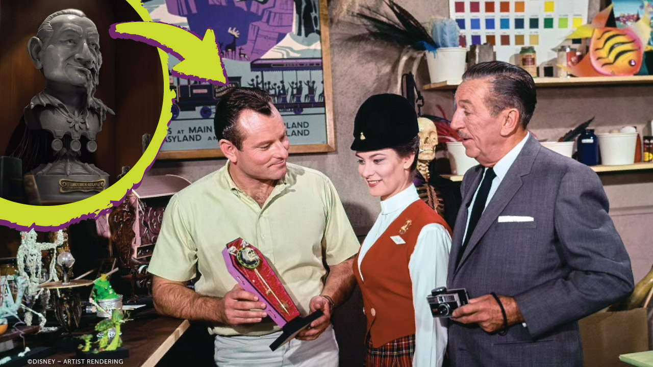 Disney Cruise Line Honors Rolly Crump in the Haunted Mansion Parlor