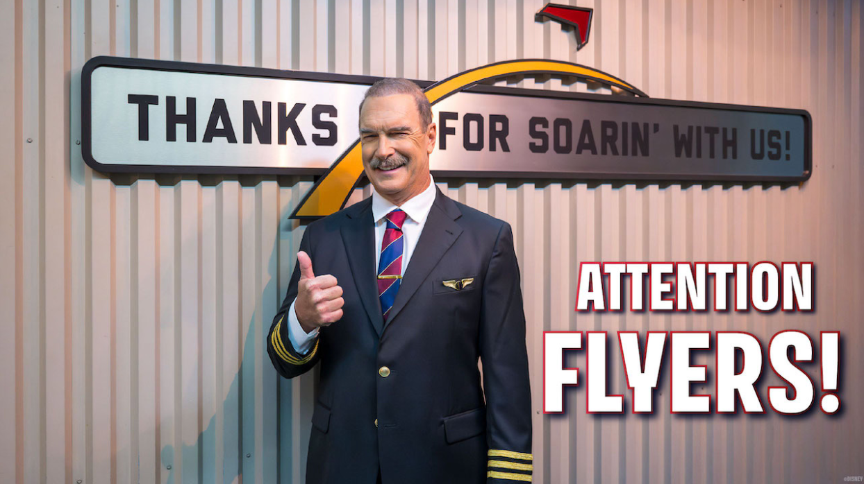 Disney’s Soarin’ Star Patrick Warburton Surprises Fans at Ride blog header