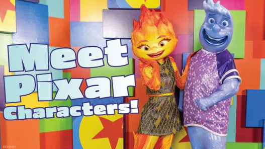 Pixar Fest 2024 Characters