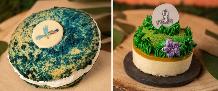 Zazu Ice Cream Sandwich and You Follow Old Rafiki Cheesecake