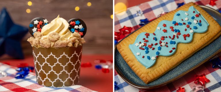 Mickey Apple Pie Cupcake, 4th of July Lunch Box Tart