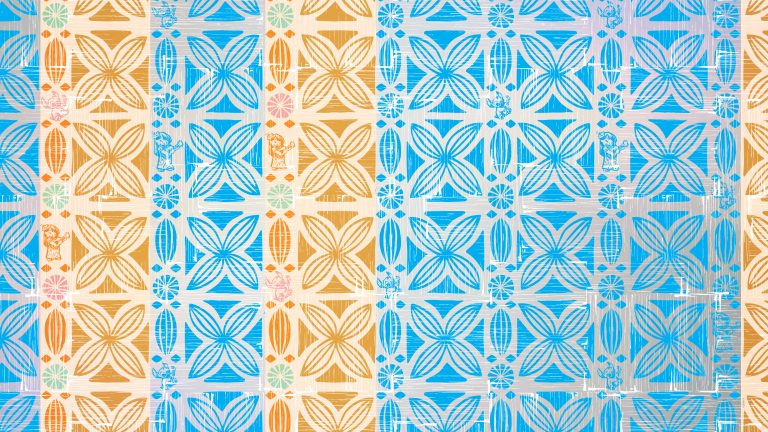 2024 626 Day Orange and Blue Stitch Wallpaper - Desktop