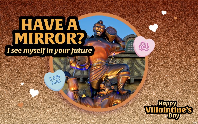 Villaintine's Day Card Gaston Wallpaper