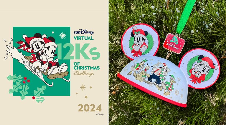 runDisney Virtual 12Ks of Christmas Challenge Medal 