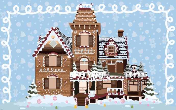 Grand Floridian Gingerbread House Disney Eats Wallpaper