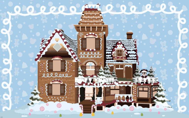 Grand Floridian Gingerbread House Disney Eats Wallpaper