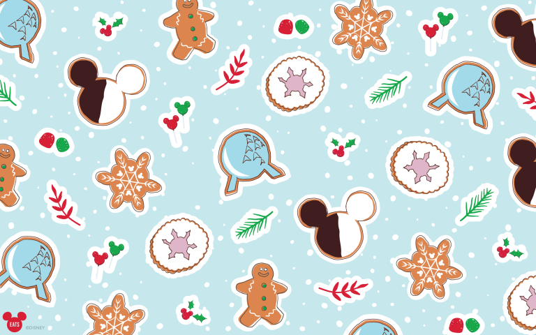 Disney Parks Holiday Cookies Disney Eats Wallpaper