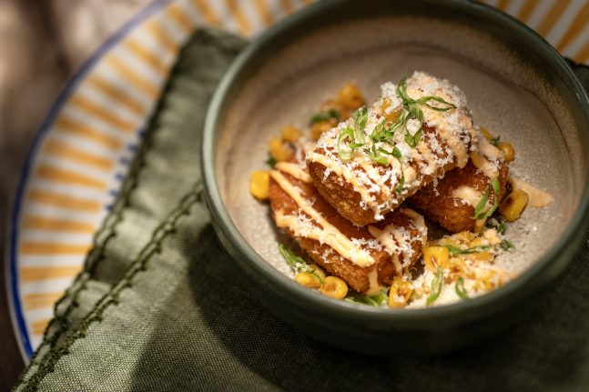 Disney Treasure Plaza de Coco Chorizo Street Croquettes 