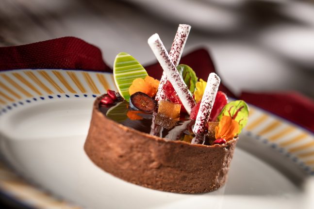 Disney Treasure Plaza de Coco Mexican Chocolate Tart