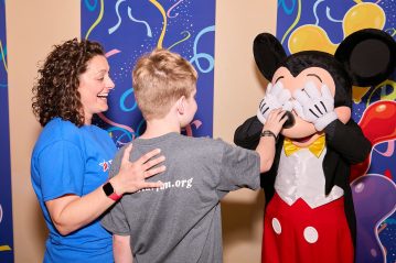 Photos of Meghan and her son, Matthew attending Blue Star Books events in 2014 and in 2024 that were sponsored by Disney