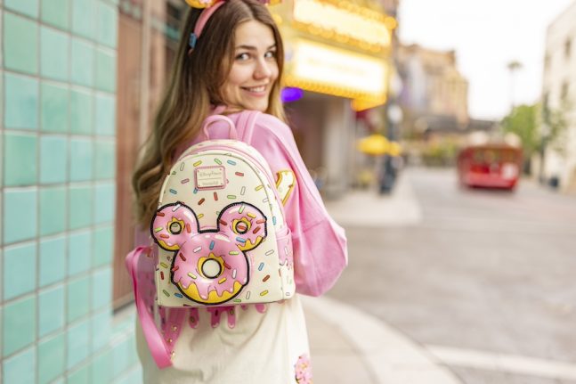 Disney Donut themed Loungefly Backpack