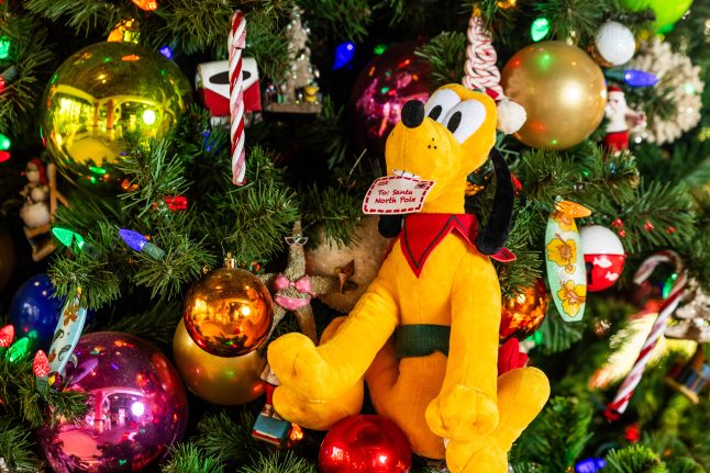 Christmas Pluto Plush 