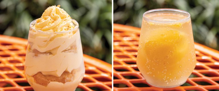 Key Lime Tiramisu, Mango Spritz