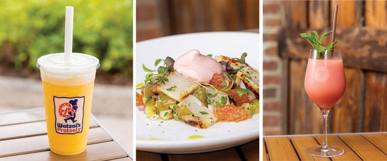 Orange Dream, Grilled Scallop Ceviche, Florida Frojito