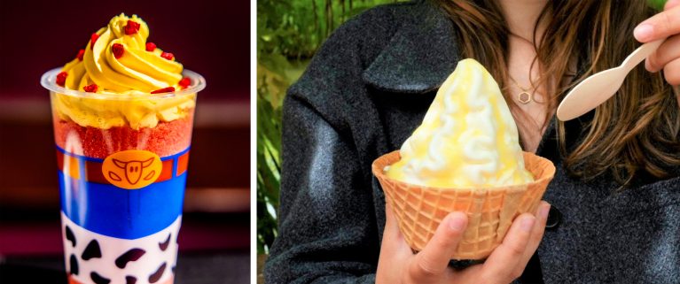 DOLE Whip with Strawberry Slush Float, Pineapple Whip - DOLE Whip Day Foodie Guide 2024