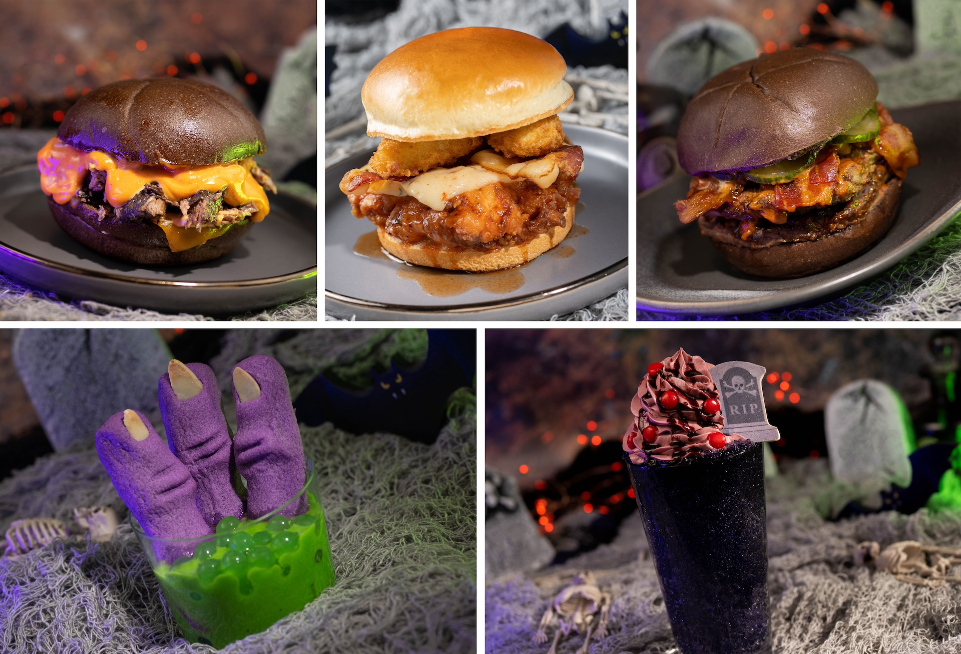 Cosmic Ray’s Starlight Café, Mickey’s Not-So-Scary Halloween Party menu 2024