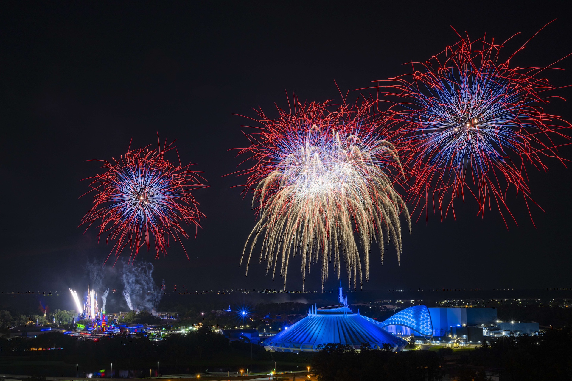 Fourth of July fireworks at Walt Disney World