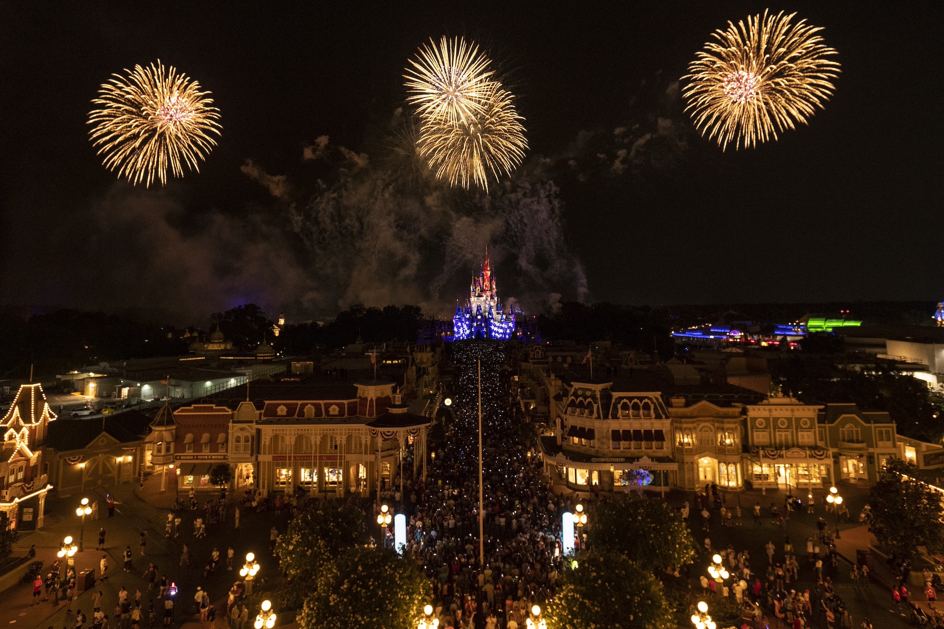 Fourth of July fireworks at Walt Disney World