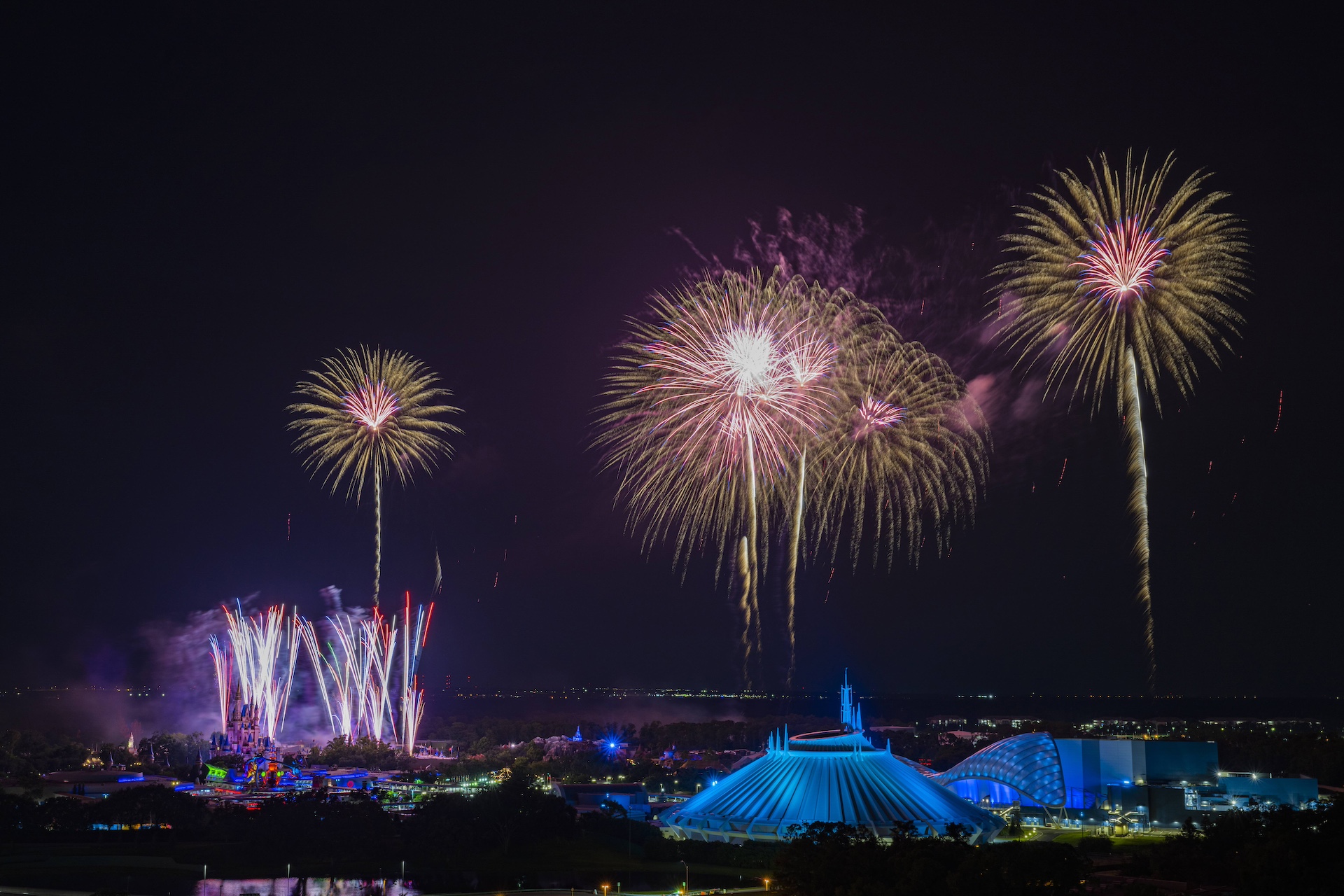 Fourth of July fireworks at Walt Disney World