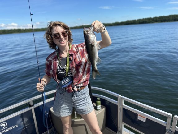 Fishing excursions on Bay Lake get you up close and personal with the wildlife, close to the DVC cabins at Fort Wilderness