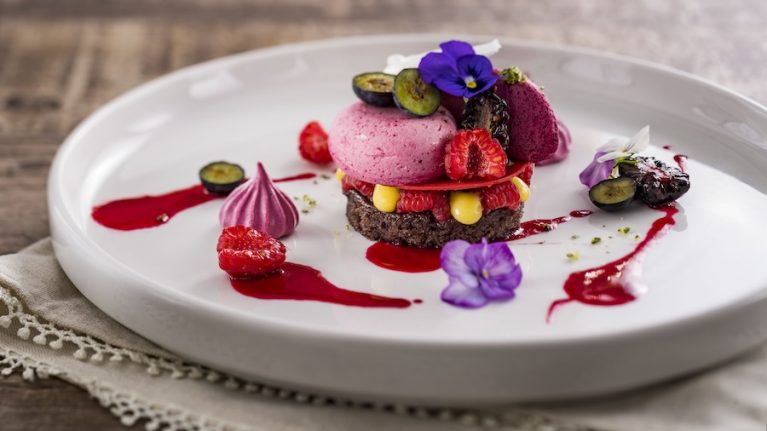 Disney’s Riviera Resort Plant Based Dish, Fruit of the Forest