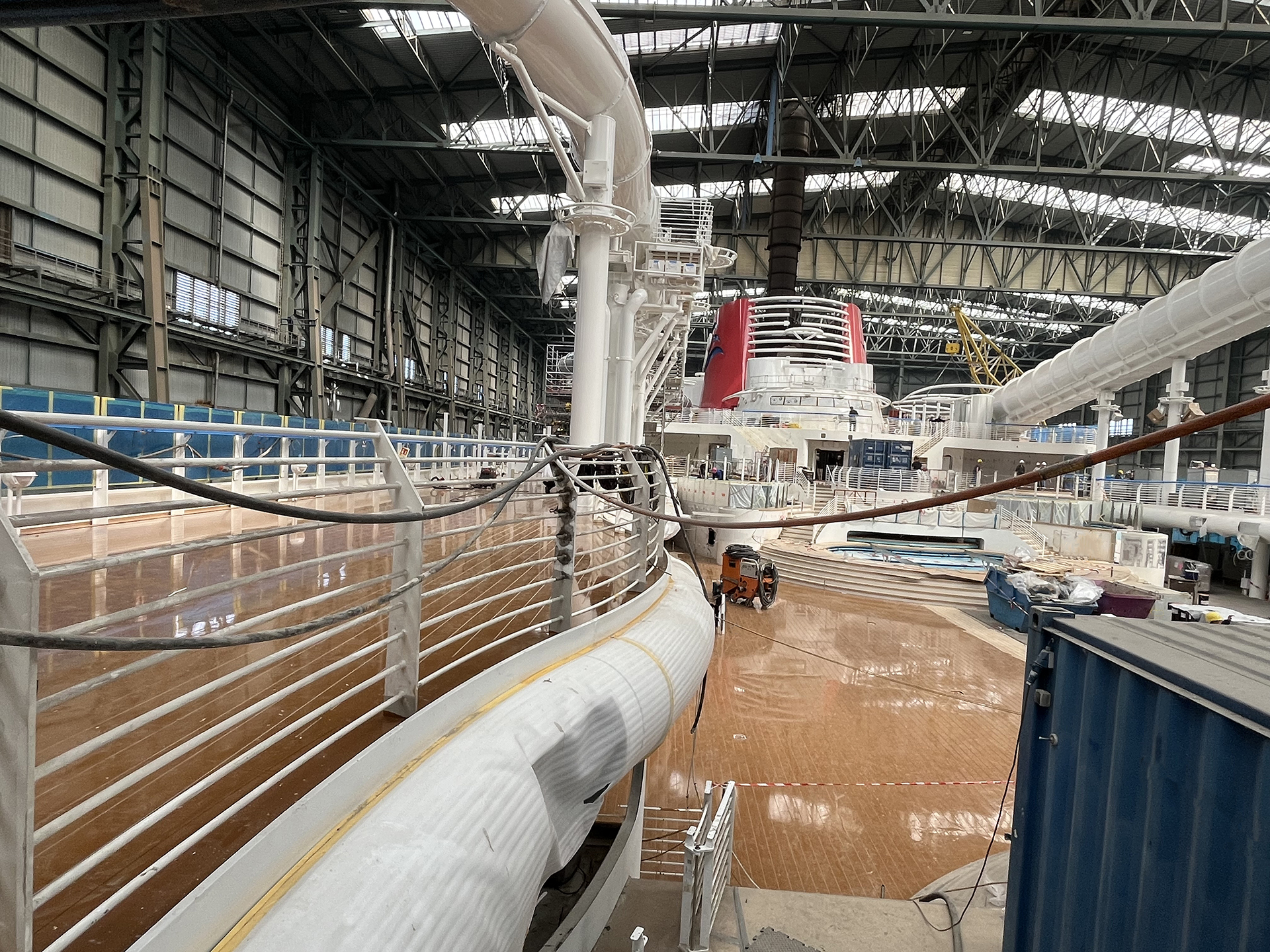 Disney Cruise Line, Disney Treasure ship's log updates, Date: July 5
Location: Papenburg, Germany
