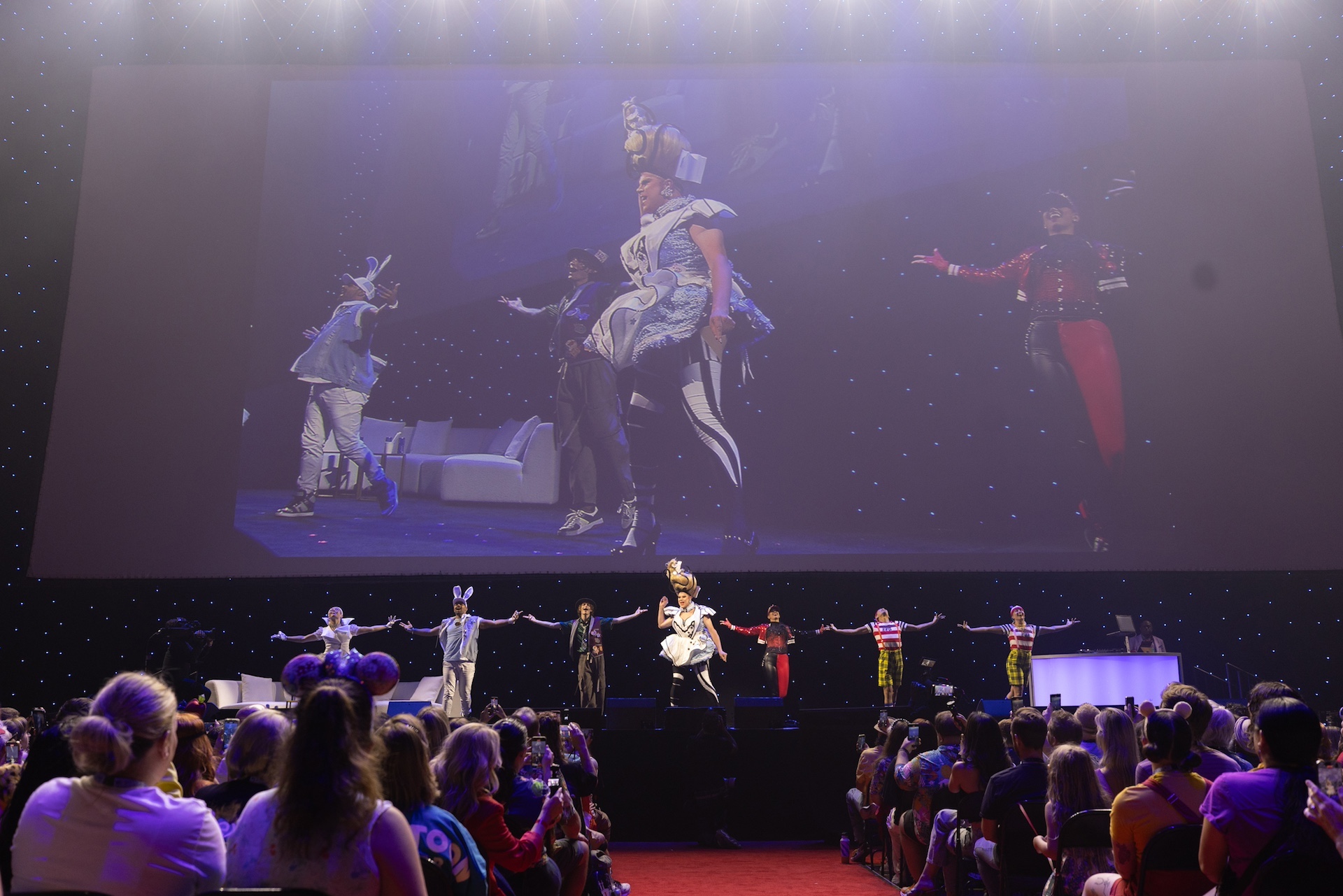 2024 D23 Mousequerade Nina West performing