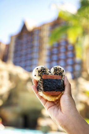Mickey Mouse-shaped Musubi from Aulani, A Disney Resort & Spa 