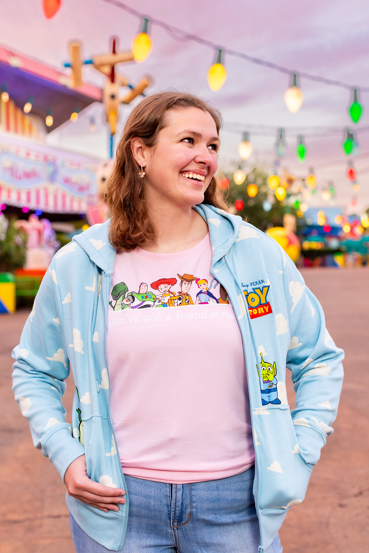 Toy Story Fleece Zip Hoodie