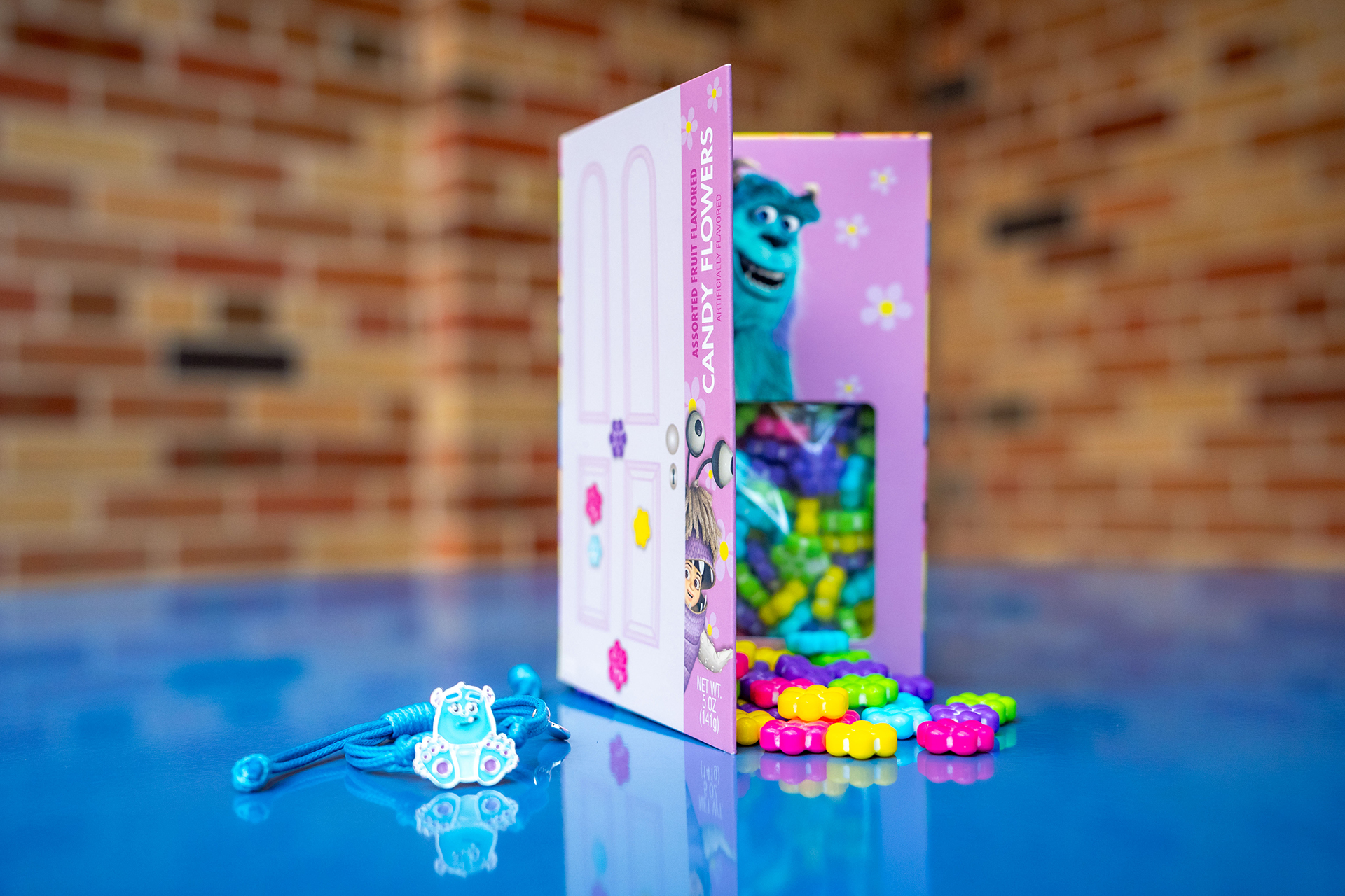 Monsters, Inc. Assorted Fruit Flavored Candy Flowers