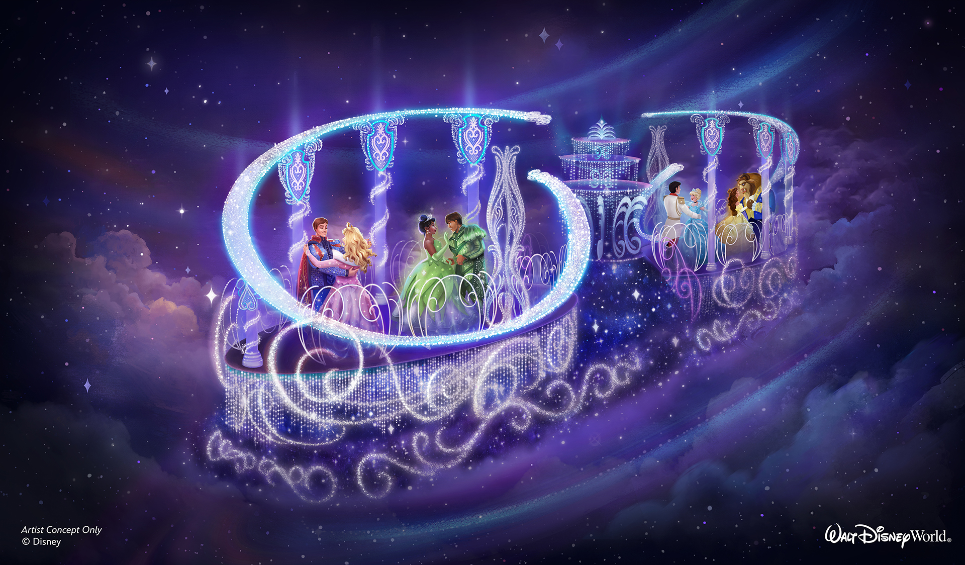 "Disney Starlight" Royals Float, Walt Disney World (Concept Art)