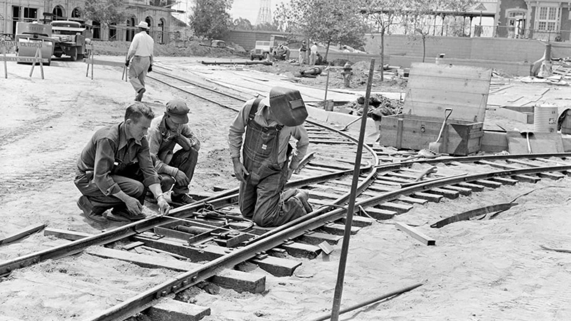 Building the Dream: The Making of Disneyland Park - Main Street Trolley Tracks