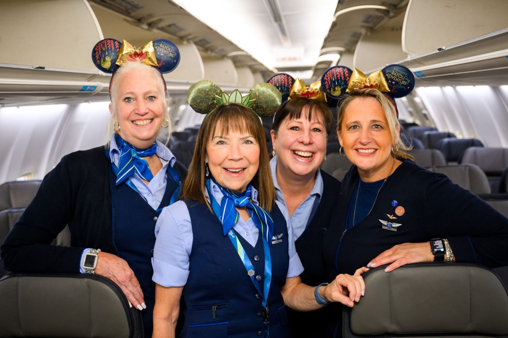 Alaska Airlines Unveils its New Disneyland Resort-Themed Plane “Tiana’s Bayou Adventure Flyer”