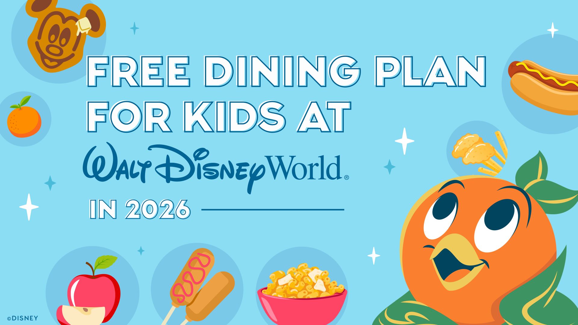 Free Dining Plan for Kids at Walt Disney World in 2026