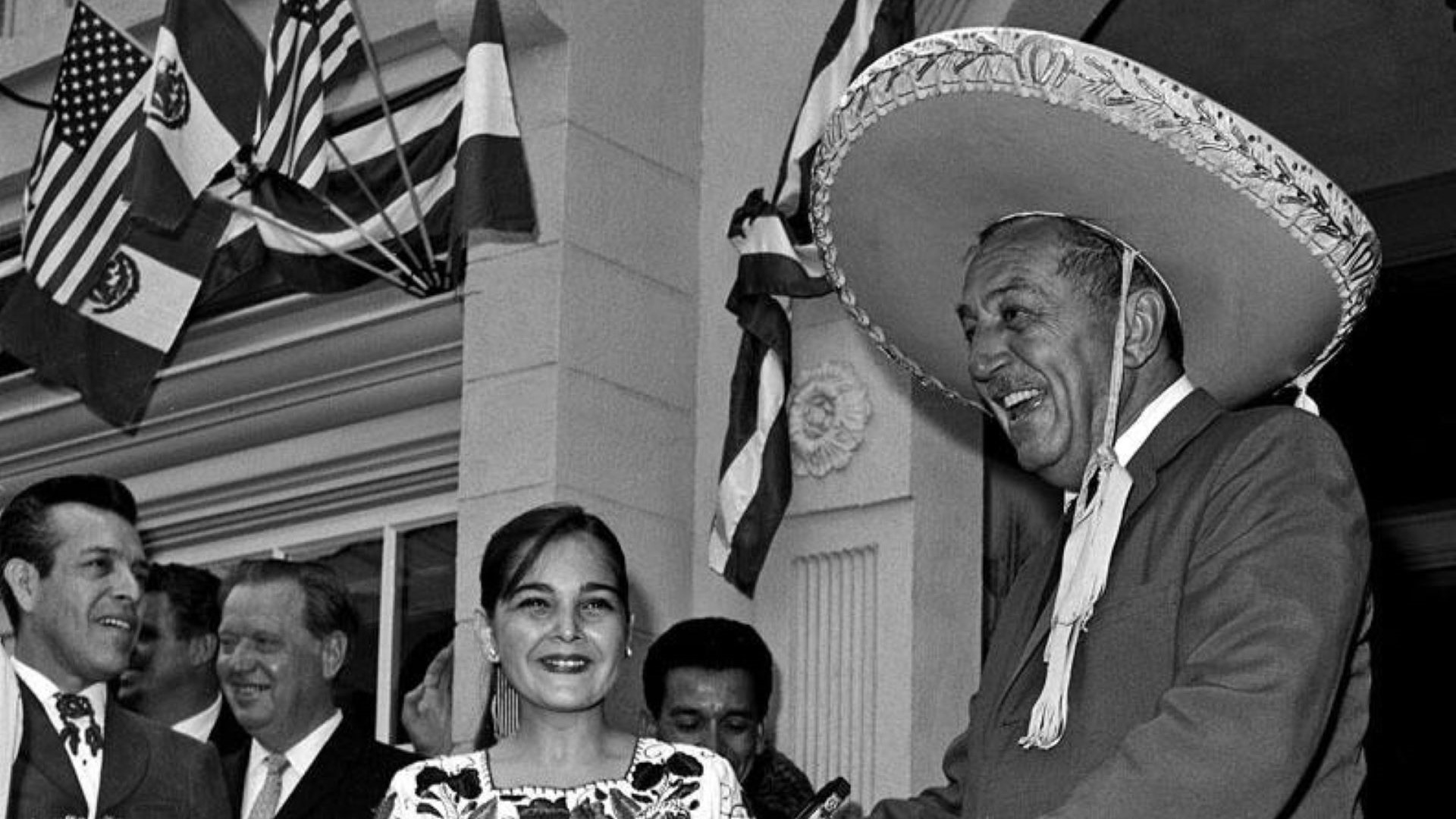1963 Photo: Walt Disney Celebrates Mexico at Disneyland Park