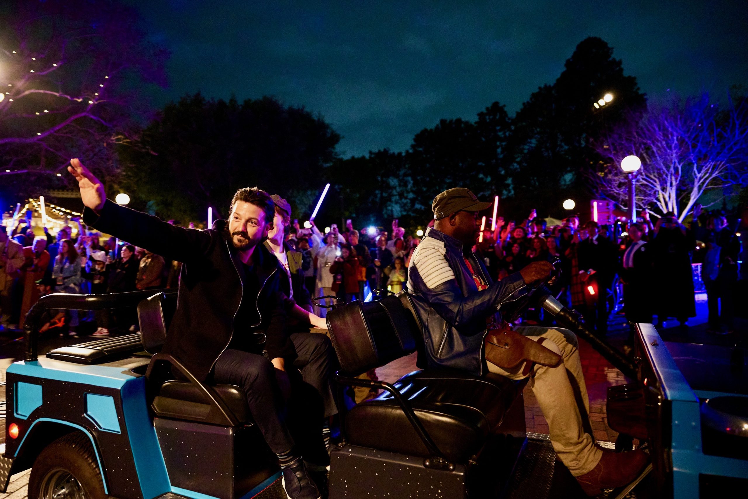 Diego Luna Disneyland Star Wars Nite Parade