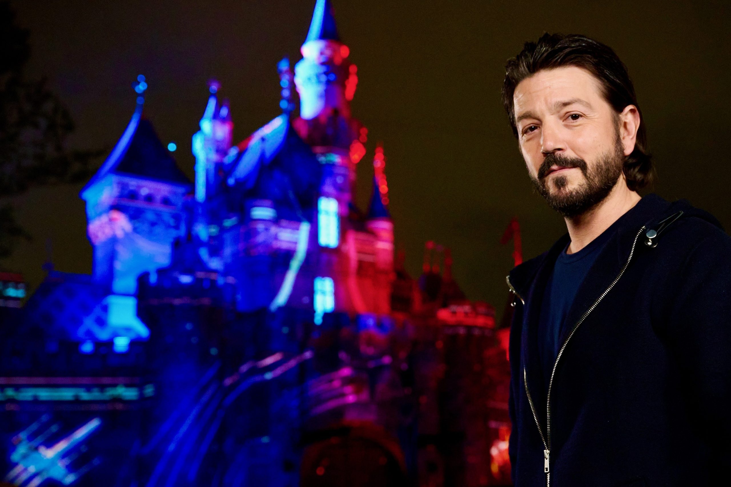 Diego Luna Disneyland Castle