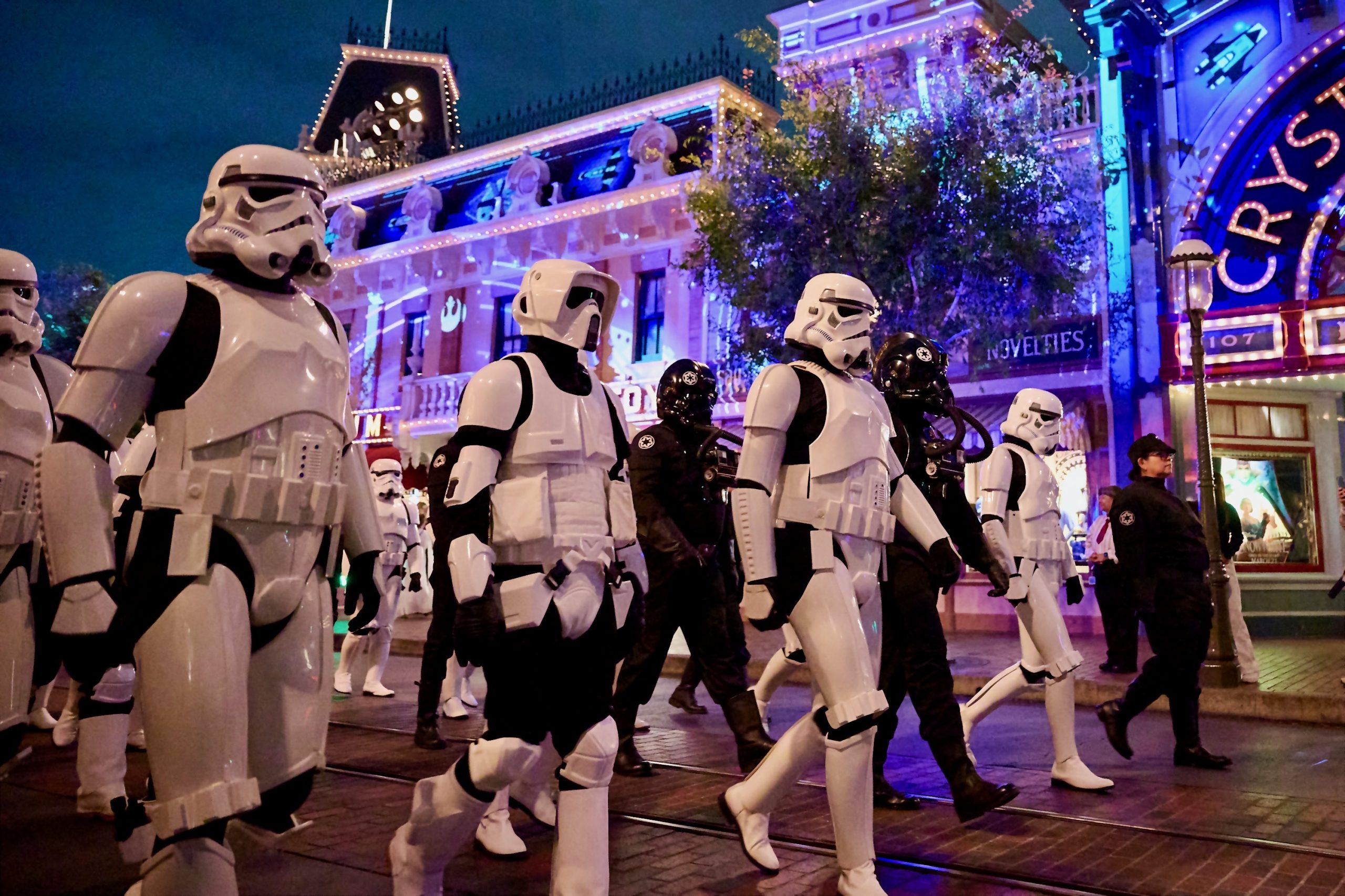 Stormtroopers on Main Street at Disneyland