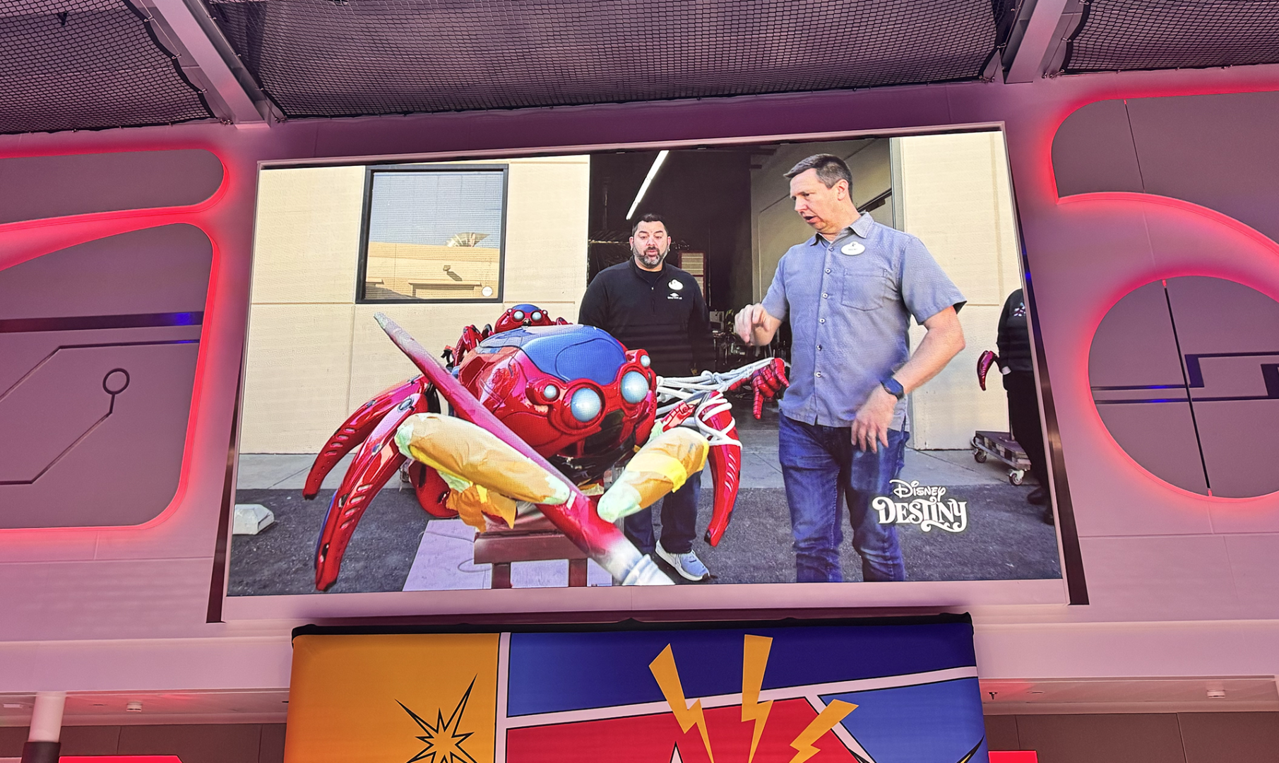 Disney Destiny Stern Character behind-the-scenes