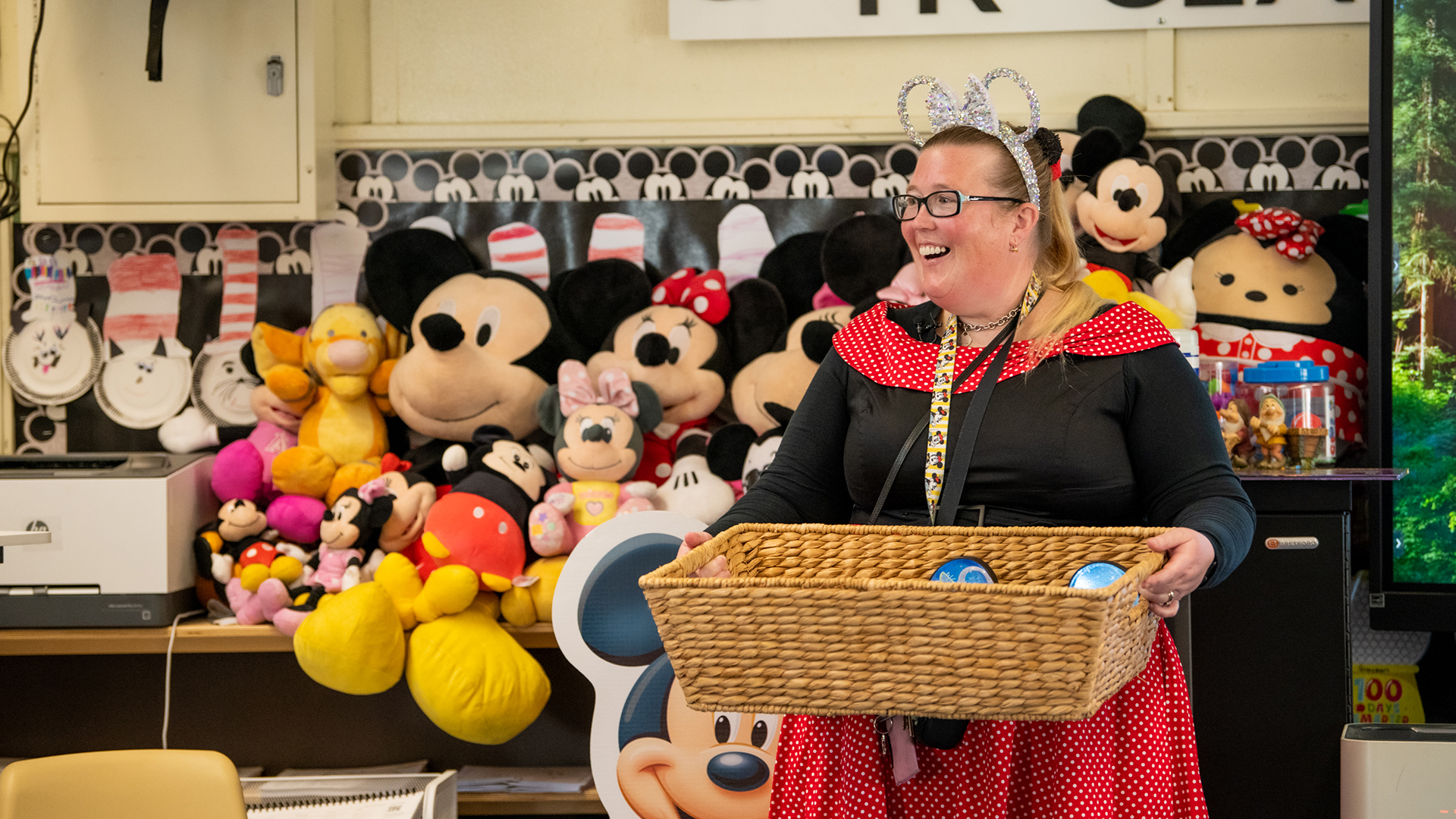 Disney-loving teacher receives Mickey ears