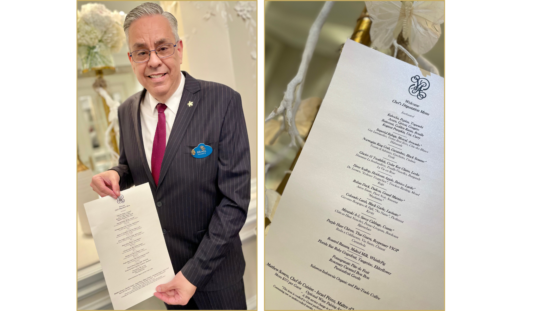 Cast at Victoria & Albert's