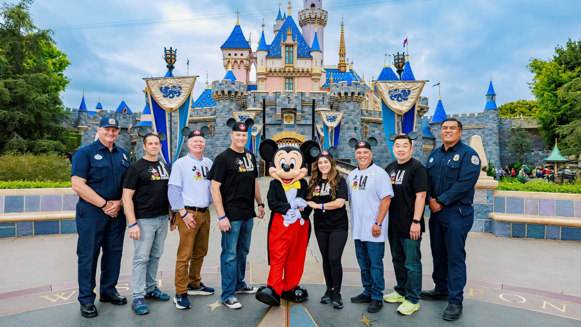 Heroes of L.A. Fires Honored with Cavalcade at Disneyland