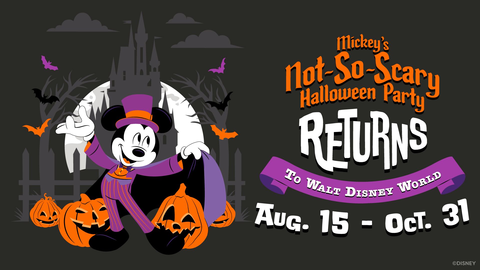Mickey's Not-So-Scary Halloween Party Dates & Teaser Treats