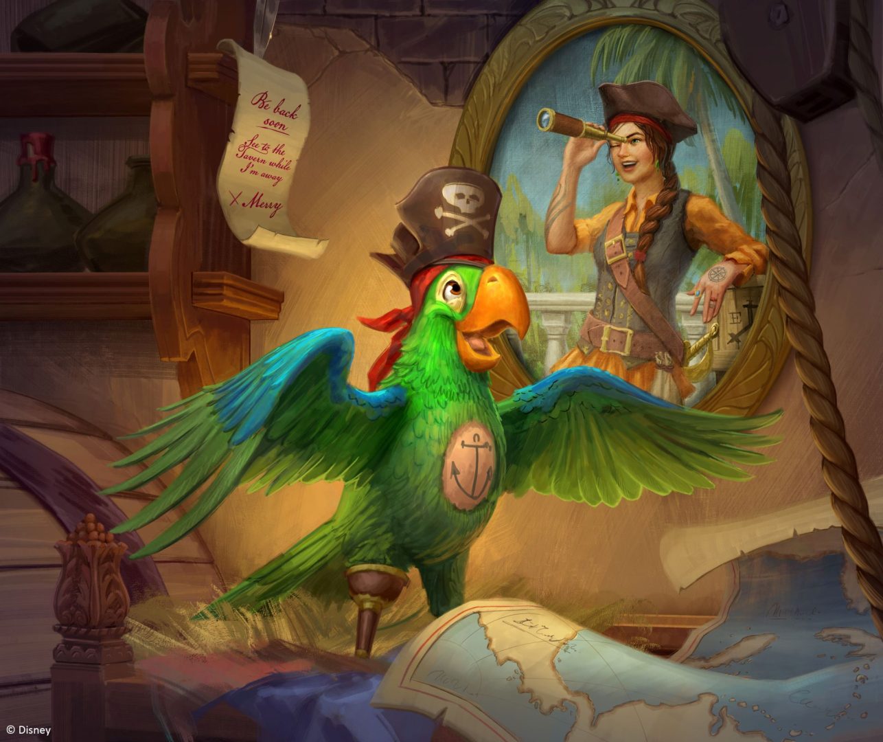 The Beak and Barrel: New Details from the Pirates of the Caribbean Tavern